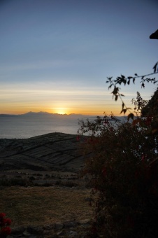 Isla del Sol bei Sonnenaufgang