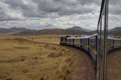 Mit dem Zug von Puno nach Cusco
